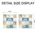 thumbnail image 2 of 3D Self Adhesive Tiles for Bathroom Kitchen Wall Tile Edges - 20 Sheet, 2 of 5
