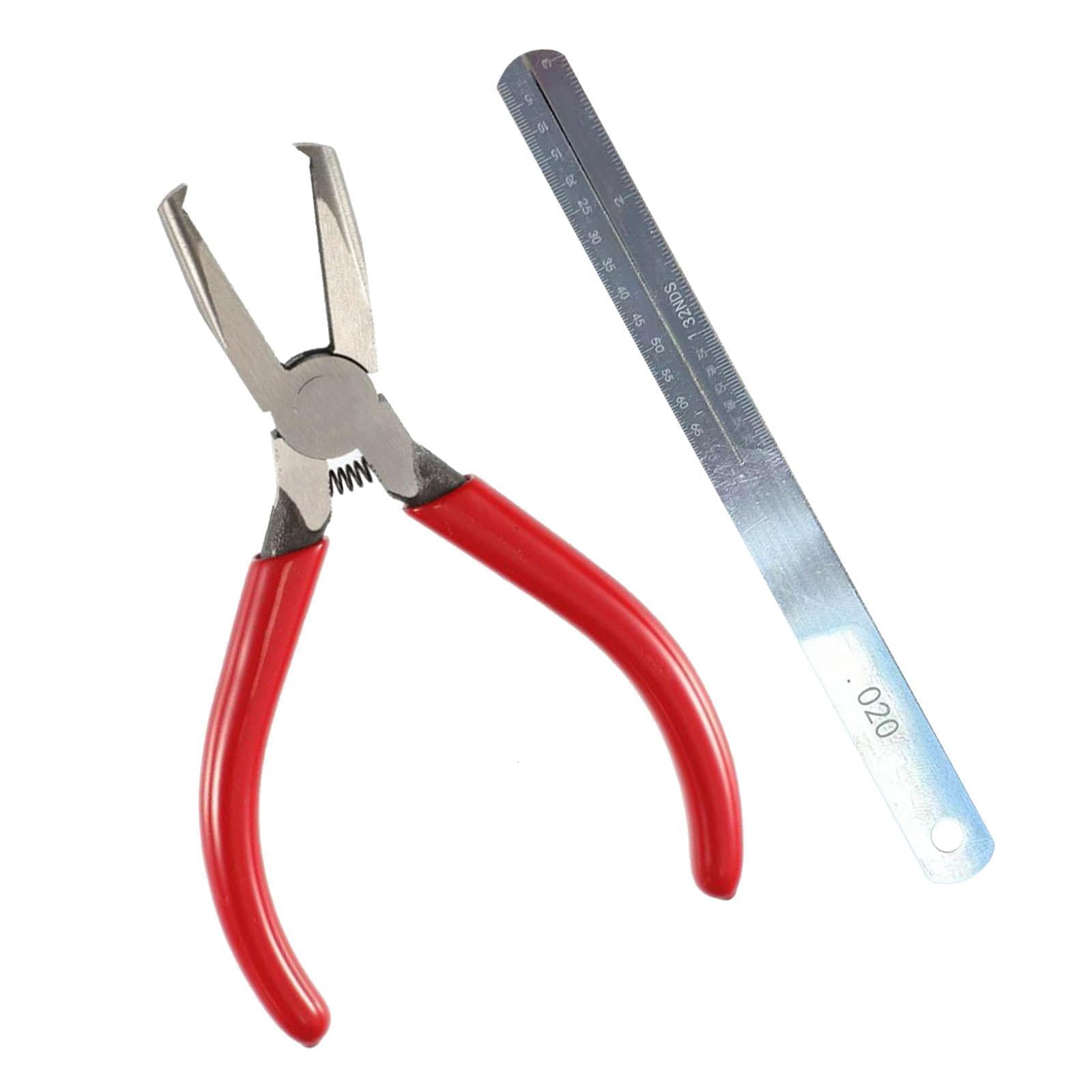 LeeQinersw Fret Removal Pliers, Practical Flat-head Accessories, Fret Wire Pliers, Luthier's Tool for Electric, Acoustic, And Bass Guitars.