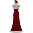thumbnail image 5 of Jessica Rabbit Inspired Red Christmas Dress with Hat for Women, 5 of 6