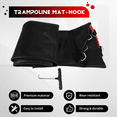 thumbnail image 4 of Trampoline Mat, for 8 Ft Frame, with 48 V-Rings, Trampoline Replacement Mat, Reinforce, UV-, with Spring Hook, 4 of 7