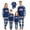 #02, variant on Busydd Christmas Pajamas for Family Casual Comfortable Long Sleeve Round Neck Tops and Pants Family Pajamas Fashion Holiday Print Matching Christmas Pajamas