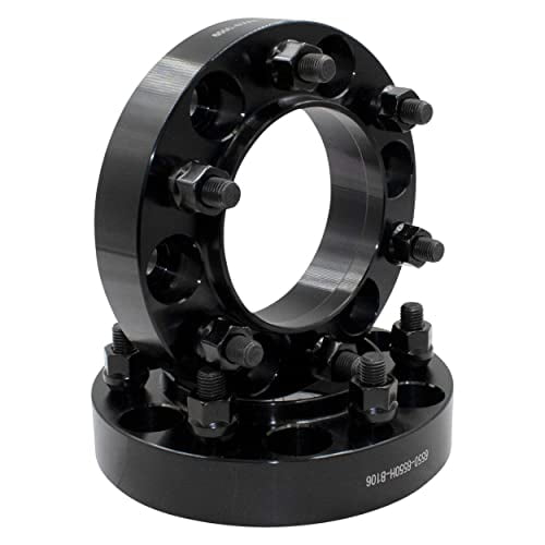 Wheel Accessories Parts 4 Pcs Hubcentric Wheel Spacers Adapters 6x5.5 6x139.7 1.25 Inch Thick M14x1.5 14x1.5 Thread Stud Fits 1999+ Chevy Silverado | 2023+ Colorado | 1999+ GMC Sierra | 2023+ Canyon