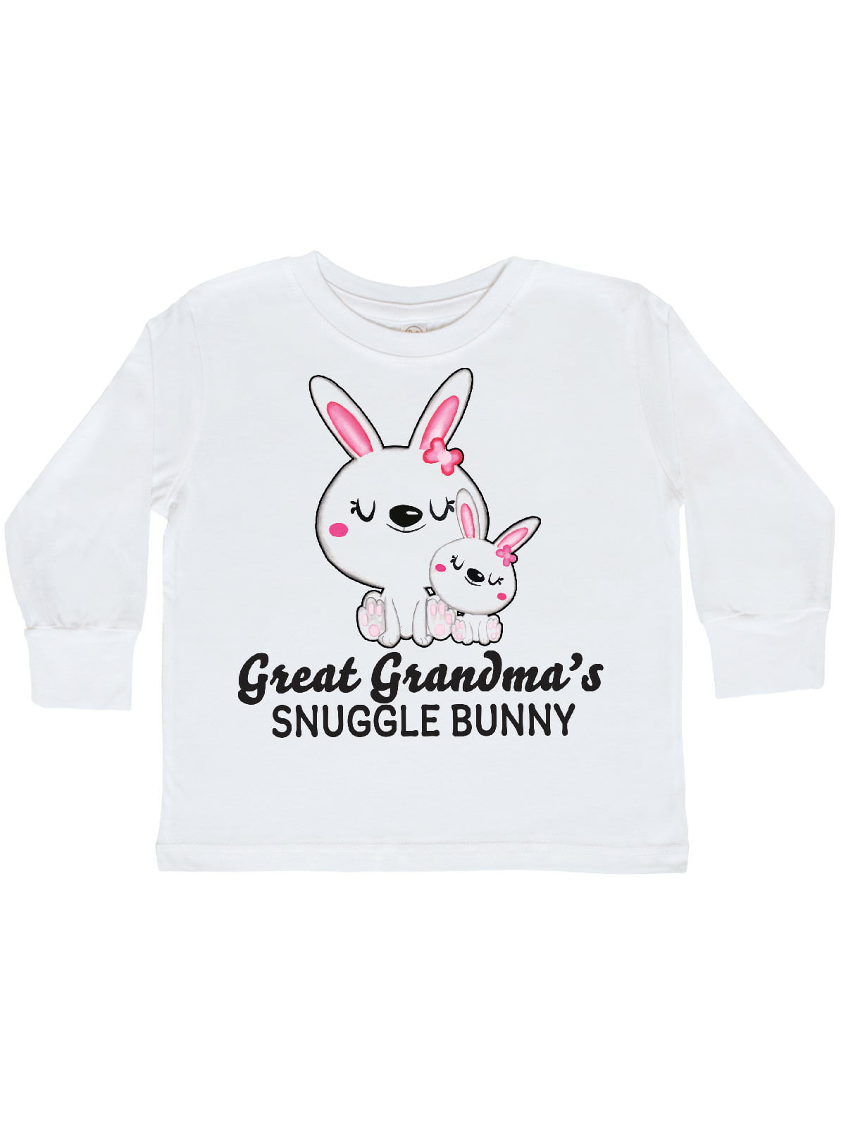 inktastic Grandmas Snuggle Bunny Easter Toddler Long Sleeve T-Shirt 