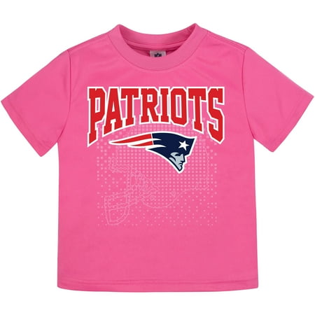 - Toddler Gerber Pink New England Patriots T-Shirt