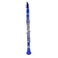 thumbnail image 1 of Riwcyla Clarinet ABS 17 bB Flat Soprano Binocular Clarinet with Cleaning Cloth Gloves 10 Reeds Screwdriver Reed Case Woodwind Instrument, 1 of 6