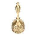 thumbnail image 2 of Loud Ringing Bell,Brass Hand Call Bells Dinner Hand Bells Hand Call Bell Innovative Solution, 2 of 14