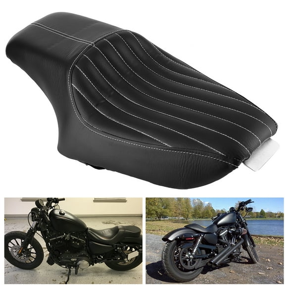 Duokon Cushion,Driver Passenger Two Up Cushion Motorcycle Parts Fit For XL Iron 883 1200 48