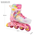 thumbnail image 3 of Patines Linea 4 Ruedas Little Monkey Luz Led Niños Y Adultos Talla Ajustable 18.6-21 cm con Kit Seguridad, 3 of 9