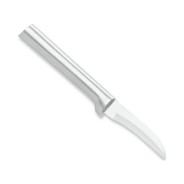 Rada Bird's Beak Paring Knife, 2.38 inch Blade Reverse Curved Granny Parer, Stainless Steel with Solid Aluminum Handle