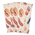 thumbnail image 2 of Kitchen Towel 28x18 Inches x1，Plate Towel, Decorative Towel, Napkin, Tea Towel Tea Towels For Kitchen Dish Cloths & Dish Towels Hamburger Sausage, 2 of 7