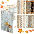 thumbnail image 1 of LINMOUA Chemin de Table de l'Action de Grâce Décoration de Mariage Feuille d'Érable Nappe pour Table à Manger, 1 of 8