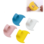 4mm Sewing templates,4 PCS Sewing Gauge, Edge Stitch Lock, Mini Sewing Finger Ruler for Even Stitches, DIY Stitching kit for Machine Sewing