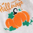 thumbnail image 5 of Halloween Baby Boy Girl Outfit Pumpkin Romper Jumpsuit Long Sleeve Playsuit Newborn Fall Clothes Cute Halloween Costume, 5 of 8