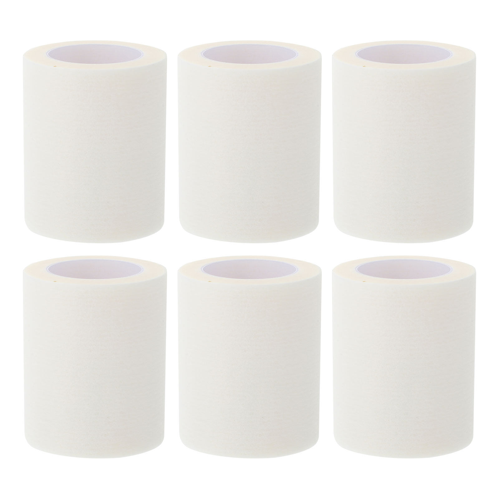6 Rolls of Medical Paper Tapes Breathable Skin Tape Pressure Sensitive Tape