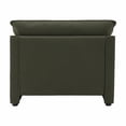 thumbnail image 5 of Myralynn Modern Warp Knitted Fabric Upholstered Lounge Accent Armchair with High Backrest, Detachable Button Cushions, Green, 5 of 6