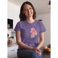 thumbnail image 2 of Mothers Day Watercolor Mom Shaped T-Shirt Women -Image by Shutterstock, Female Medium, 2 of 4