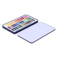 thumbnail image 2 of Solid Watercolor Iron Boxed Multicolor Drawing Paints with Hook Line Pen Painting Supplies36 Colors, 2 of 5