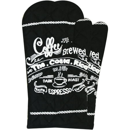 Simplicity Oven Mitt - Gourmet Pro Blackboard Pair of Oven Mitts