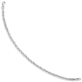 thumbnail image 2 of Leslie's Real 10kt White Gold Polished Link Bracelet; 7.5 inch; Lobster (Fancy) Clasp; for Adults and Teens; for Women and Men, 2 of 3