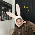 thumbnail image 4 of Women/Girls Bunny Ears Hat, Winter Cute Warm Headgear Hat Birthday Christmas Gift 1Pc, 4 of 8