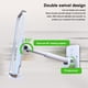 thumbnail image 5 of Sidaley Soporte para teléfono de pared, autoadhesivo, plegable, soporte de almacenamiento para teléfono móvil, organizador retráctil, Electrónica Blanco, 5 of 6
