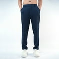 thumbnail image 2 of XDZJLR Mens Pants Casual Split Patchwork Design Outdoor Loose Solid Color Pocket Workwear Elastic Waist Pocket Design Trousers, 2 of 4
