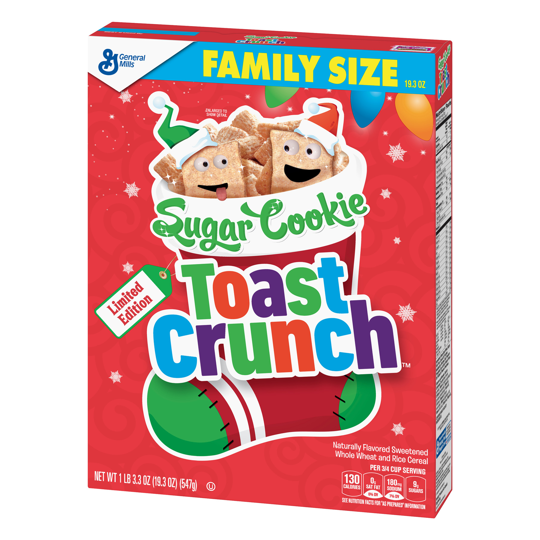 Sugar Cookie Toast Crunch Cereal 19 3 Oz Walmart Com