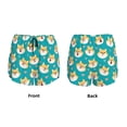 thumbnail image 6 of Goofa Cute Shiba1 Printed Women 2 in 1 Running Shorts,Quick Dry Athletic Workout Shorts,High Waisted Athletic Shorts with Liner Pockets-Large, 6 of 9