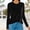 Dark Gray, variant on Women Crew Neck Long Sleeve Women's Tank Tops Oversized Breathable Loose Solid Color Womens Blouses Dressy Comfy for City Sightseeing Coffee XXXXL
