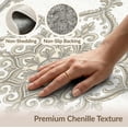 thumbnail image 6 of ODIKA 5'x7' Washable Area Rug Easy Care, Non-Shedding, Pet Friendly, Boho Cream Symmetrical Transitional Muted Border Detail Beige for Small Living Room, Bedroom, 6 of 7