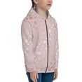 thumbnail image 5 of Kdxio Rose Gold Abstract Spots 1 Pattern Kids Boys Girls Zip Up Hoodie 3D Printed Hooded Sweatshirt Hoody Coat with Pocket 7-12 Y-Medium, 5 of 6