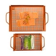thumbnail image 7 of Outset Non Stick Copper Grill Grid, Set of 2, 7 of 7