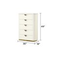 thumbnail image 3 of Built-in Drawers & Illuminated Panels - Elevate Bedroom Style with Beige 5-Piece Set, 3 of 4