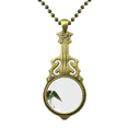 thumbnail image 1 of Collar de guitarra Unbranded hoja verde planta naturaleza Joyería Música Colgantes, 1 of 3