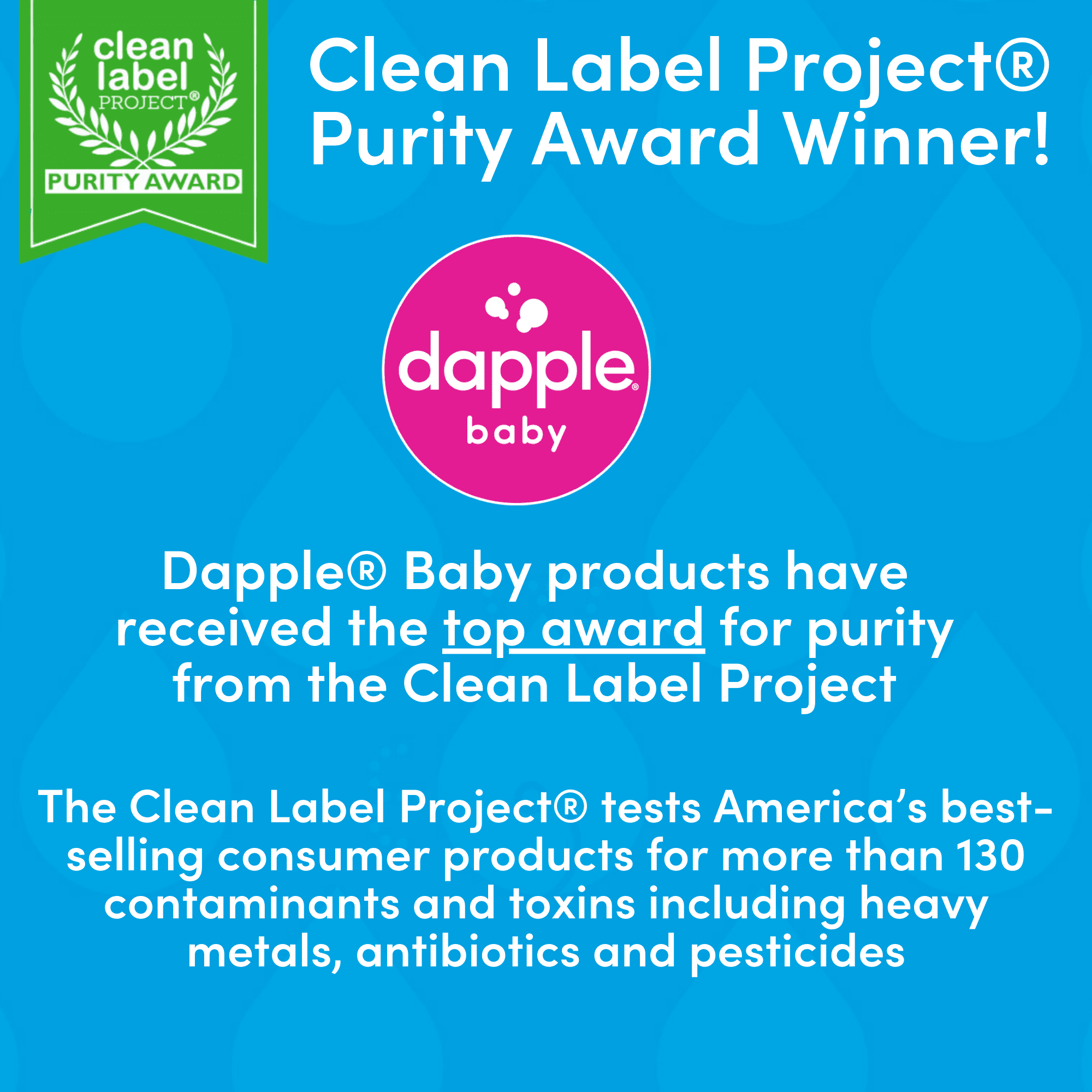 (4 pack) Dapple Baby Fragrance-Free Laundry Detergent, 50 fl oz