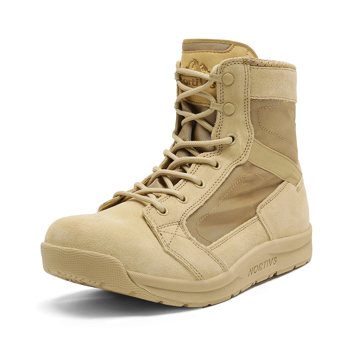 NORTIV 8 Mens Military Tactical Boots Lightweight Work Bootie 