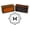 Brown (Letter-M), variant on Printtoo Square Swirl Border Monogram Letter M Initial Wood Mounted Rubber Stamp Office Stationary