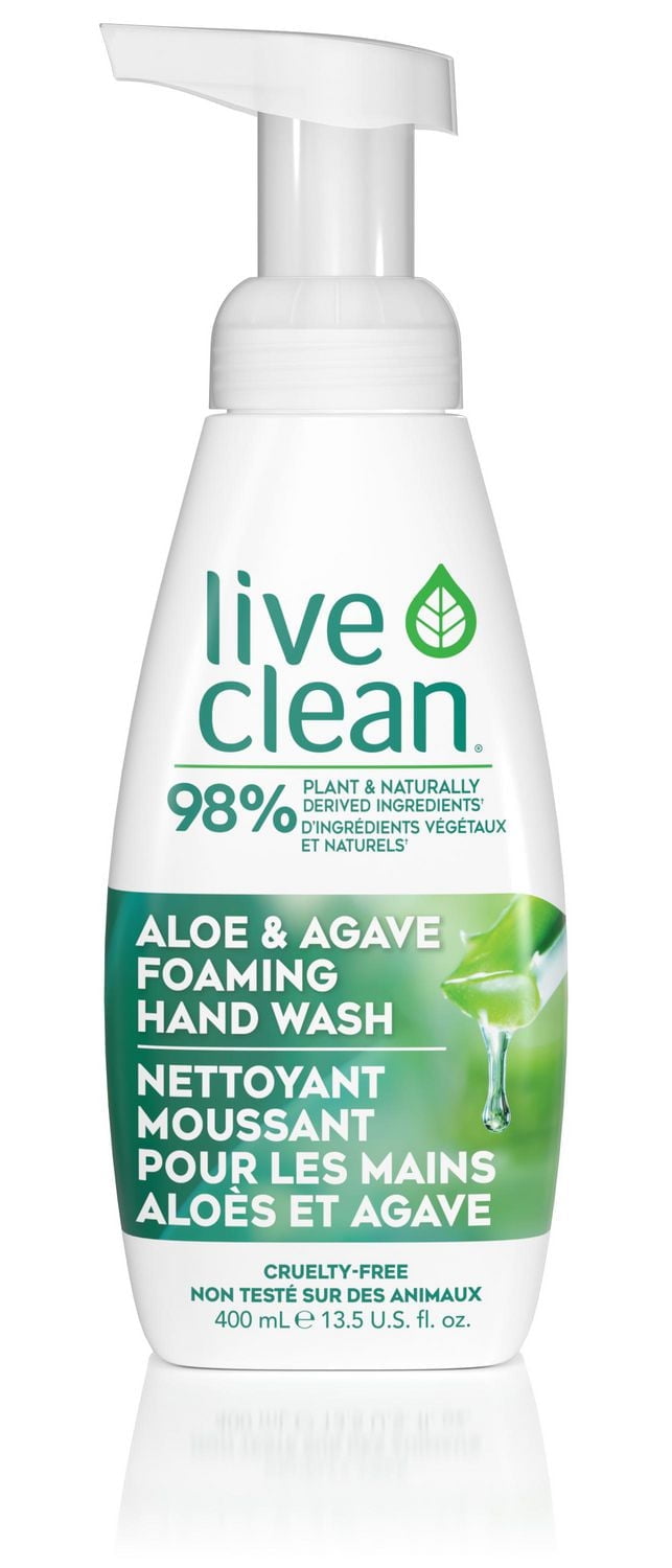 Live Clean Aloe & Agave Foaming Hand Wash
