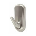 thumbnail image 4 of 3M Command Small Accent Hooks Decorative Damage Free Adhesive Plastic Brushed Nickel, 2-Pack, 4 of 10
