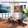 thumbnail image 6 of MERACH Water Rowing Machines for Home, Foldable Row Machine with 400LBS Weight Capacity, Dedicated Monitor and Comfortable Seat, Free MERACH App for Immersive Water Rower, 6 of 9