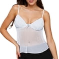 thumbnail image 1 of Top con tirantes finos y peplum para mujer - Camisola sin mangas, fluida y con espalda descubierta, 1 of 4