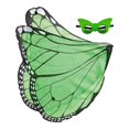 thumbnail image 1 of Ala de mariposa Hugo Cape Costume Photo Prop Cosplay Angel Elf Verde, 1 of 8