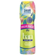 3 Pack - Ban Roll-On Antiperspirant Deodorant, Twin Pack, Powder Fresh 7 oz