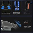 thumbnail image 4 of Luxury Foot Full Body Electric AI Smart Recliner Heat Therapy 3D SL Track Zero Gravity Shiatsu 4D Massage Chair for Home Office My Lux Decor Round, 4 of 9
