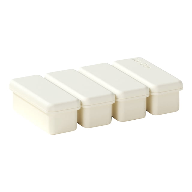Ohufall Large Capacity Long Ice Mold Press Type With Lid Household Refrigerator Ice Storage Maker