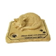thumbnail image 4 of lionlar Marqueur de Tombe pour Chat, Pierre Commémorative Légère pour Perte de Chat avec Trou, 4 of 9