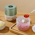 thumbnail image 6 of Fufafayo under $5 Food Chopper, Electric Vegetable Chopper, Mini Food Processor, Garlic Onion Chopper with Stainless Steel Blades for Kitchen, 6 of 7