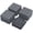 Gray, variant on Flooring,Waterproof Floor Tiles,Simulated Plastic Floor Tiles,Interlocking Floor Tiles,Plastic Interlocking Deck Tiles Suitable for Indoor and Outdoor,Easy to Install,12''× 12''Tiles