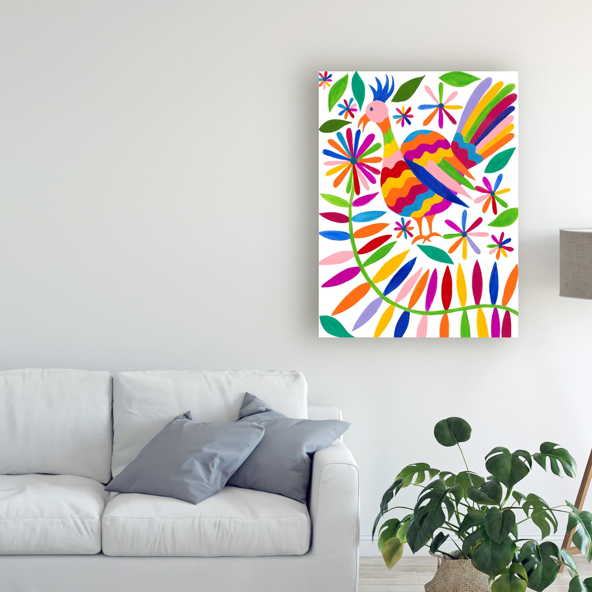 Trademark Fine Art 'Otomi Bird III' Canvas Art by Regina Moore