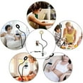 thumbnail image 2 of Personal Live Stream Ring Light Kit | 3.5” LED, Table Clamp And Phone Holder | White, 2 of 3